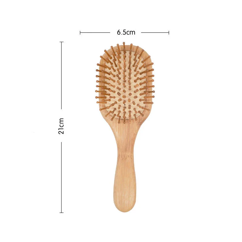 Peine de madera profesional, cojín de paleta saludable, cepillo de masaje para - Imagen 6