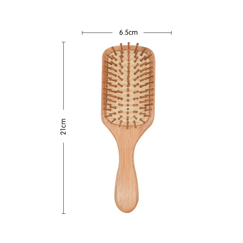 Peine de madera profesional, cojín de paleta saludable, cepillo de masaje para - Imagen 9