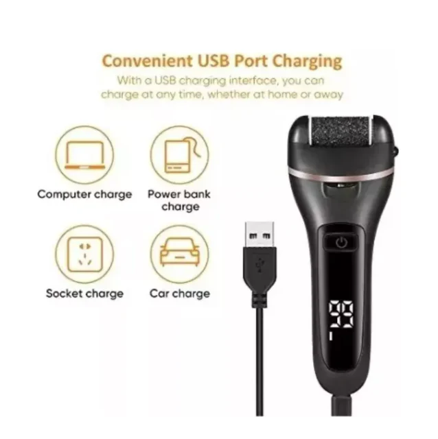 Removedor Callo Para Pies Quita Callos Pies Usb Recargable - Imagen 7