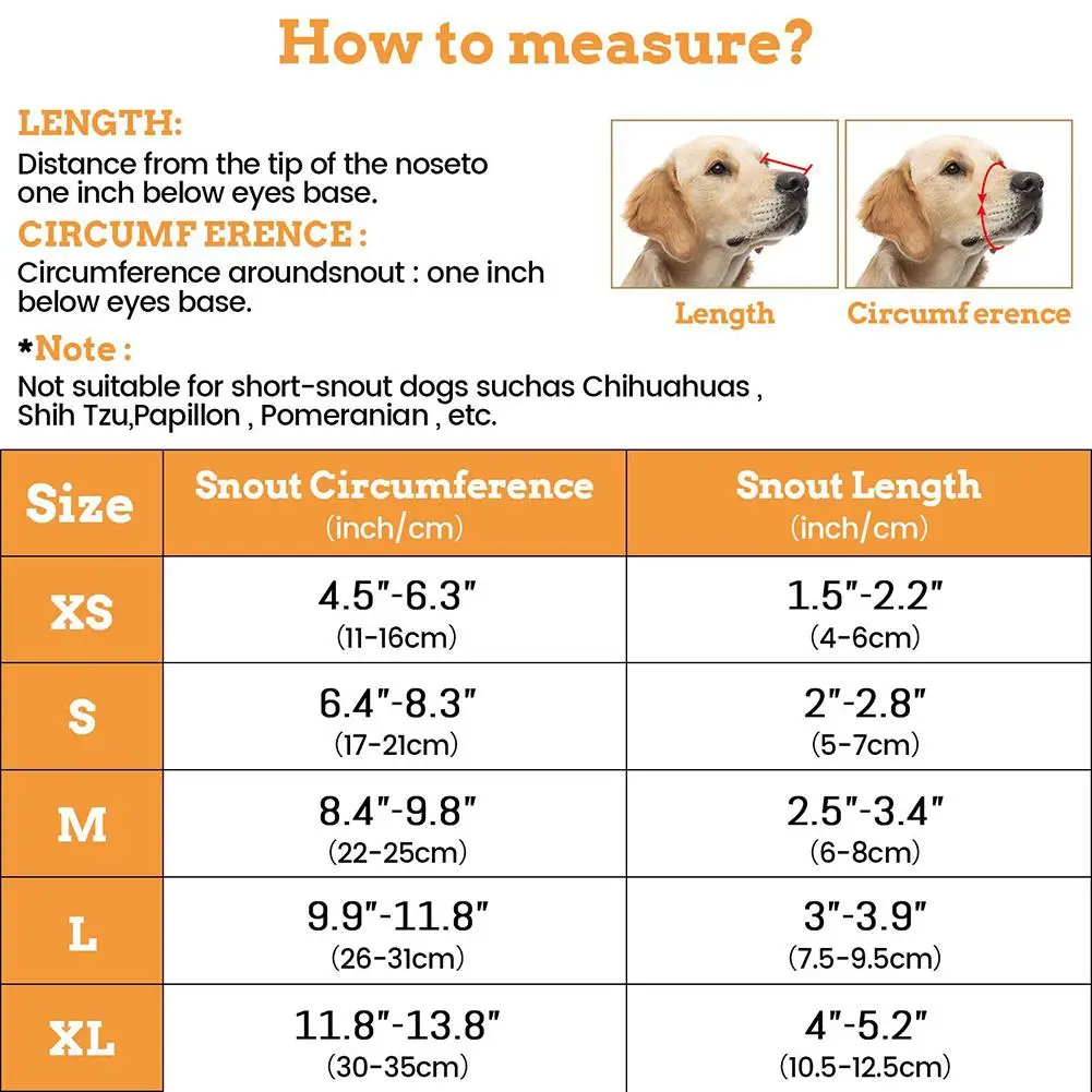 Bozal antiladridos para perros, Máscara ajustable de malla transpirable para la - Imagen 8