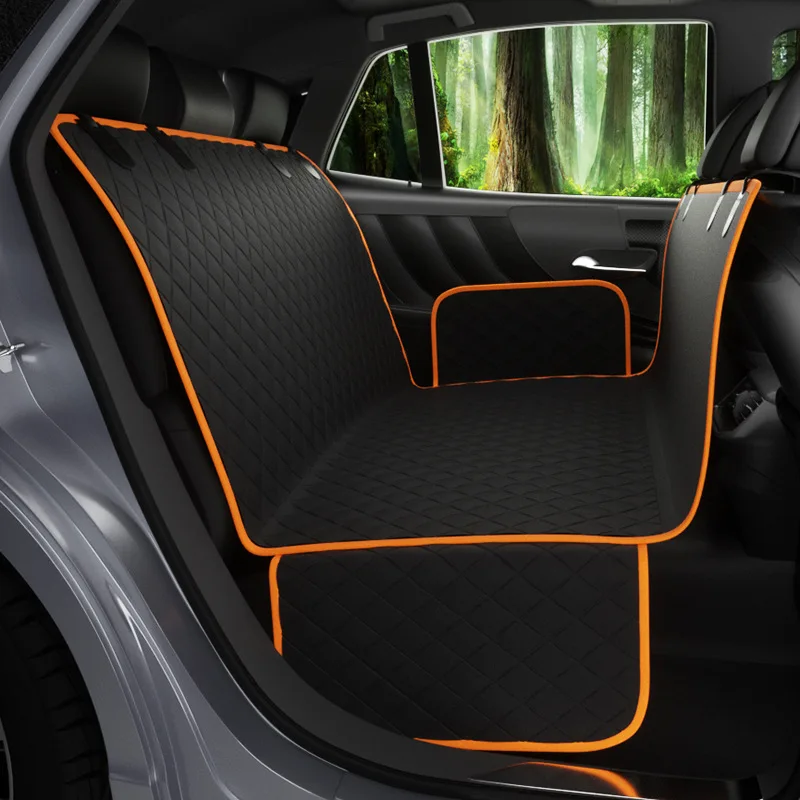 Funda impermeable para asiento de coche para perros, hamaca de viaje para mascotas, Protector de asiento trasero, Alfombrilla de seguridad - Imagen 2