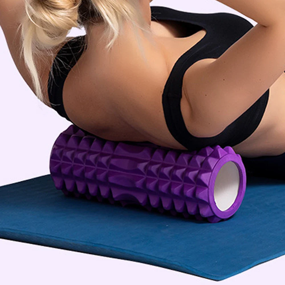 Rodillo de masaje de espuma, columna de Yoga hueca, equipo de Fitness para masaj - Imagen 5