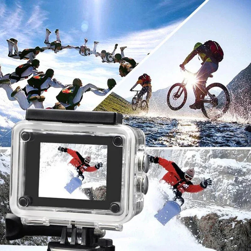 Cámara de Acción 4K 1080P/30FPS WiFi 2,0 "170D, videocámara subacuática - Imagen 4