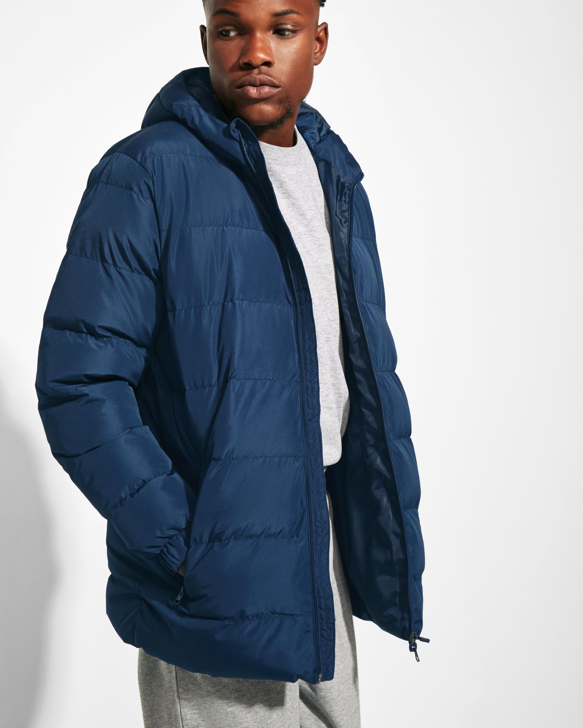 Roly – NEPAL parka deportiva acolchada con capucha y visera fijas - Imagen 2