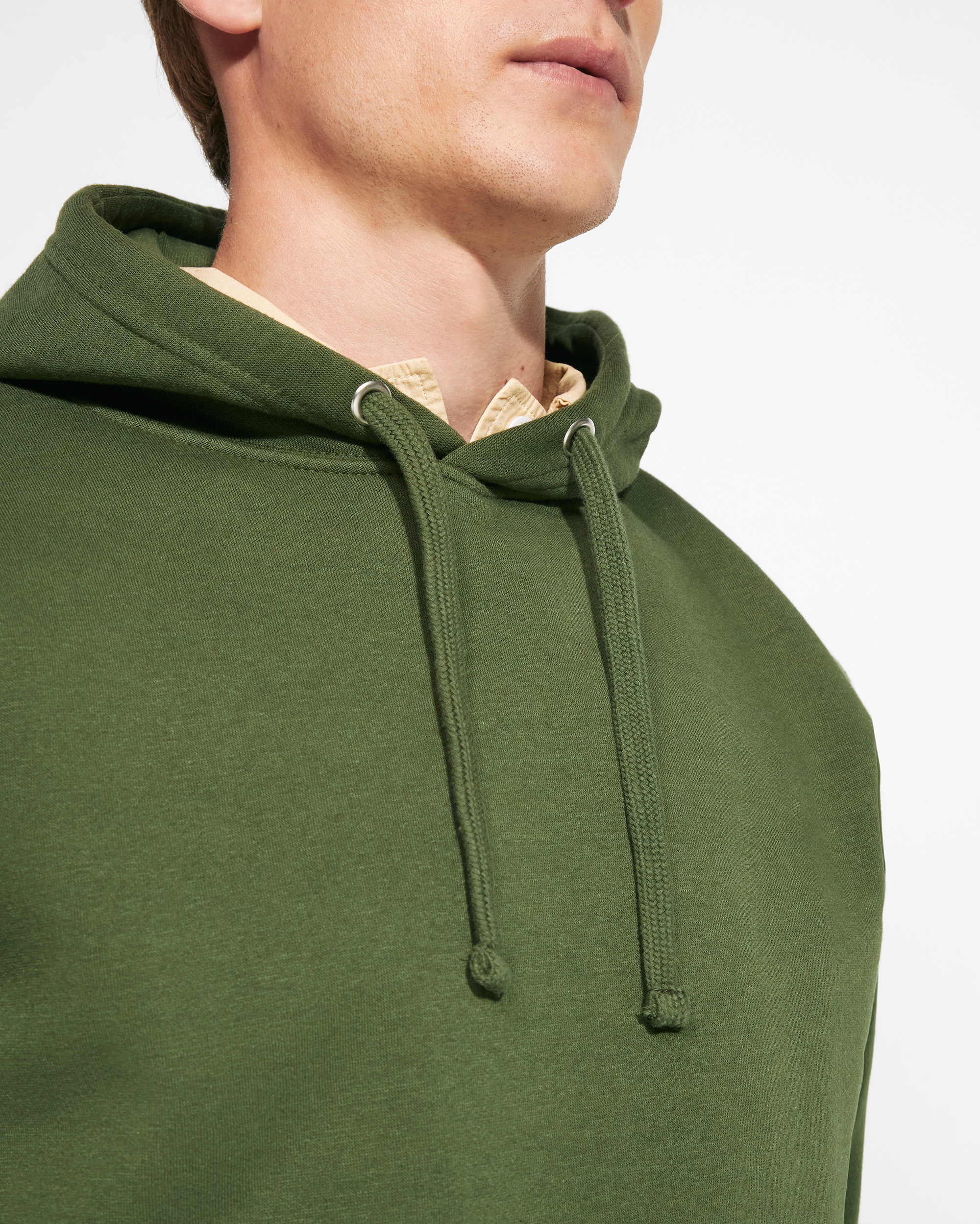 Roly – URBAN sudadera hombre con capucha y cordón en color contraste - Imagen 2