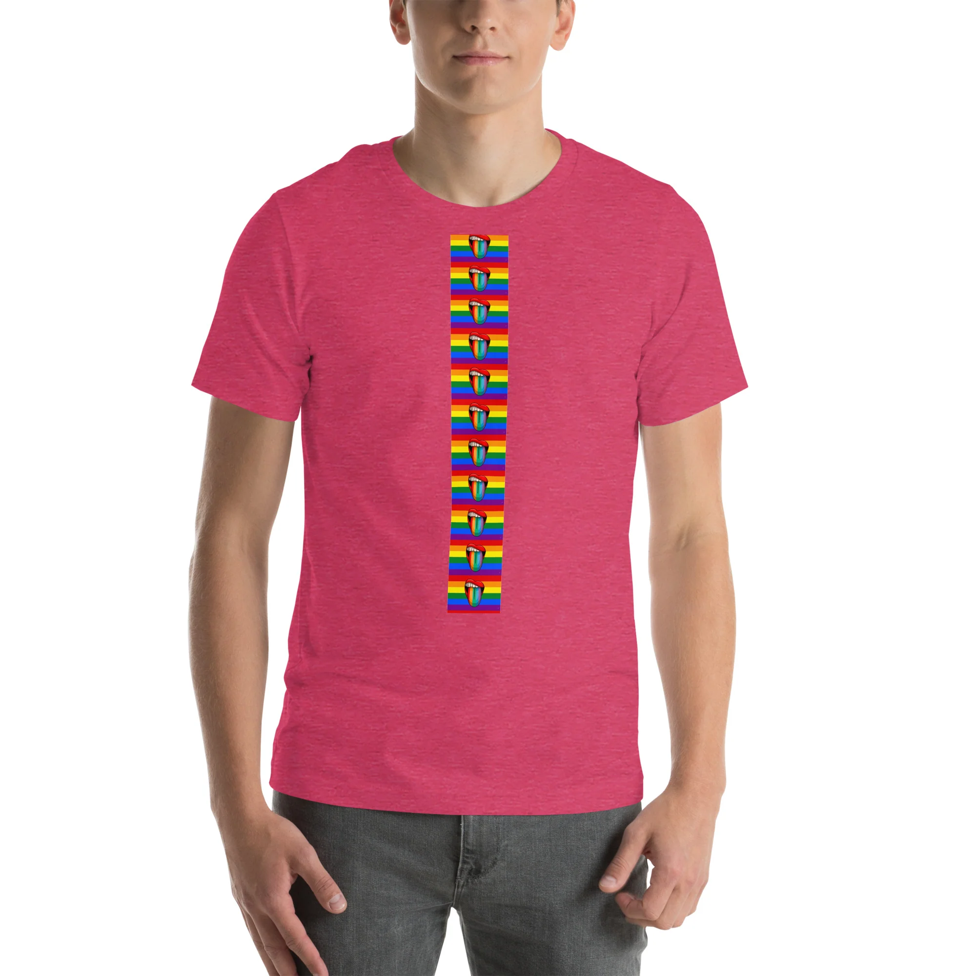 Camiseta de manga corta unisex - línea vida eterna DISEÑO:BOCA - Imagen 4